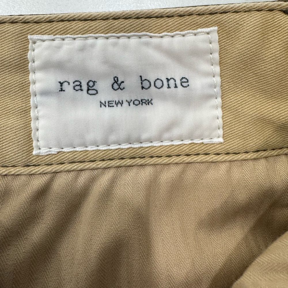 Rag & Bone Men’s Army Green Mid rise Slim Relaxed Pants Size 30 Waist - Picture 7 of 13